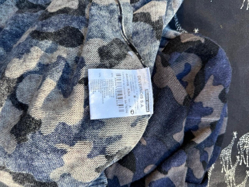 D sport size 3,14-18, 90% merino 10% cashmere, camo gorgeous jersey free NZ post63617467441921112