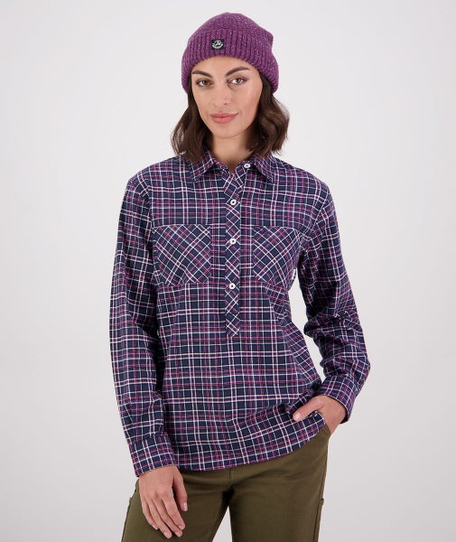 Swanndri Womens Egmont Closed Front Shirt Twin Pack - 8 to 18 - Assorted Colours Carousel 1