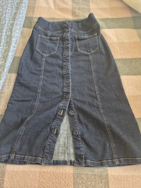 Briarwood Denim Midi Skirt Winter 2563617468714499113