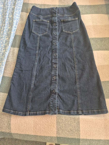 Briarwood Denim Midi Skirt Winter 2563617468714499112
