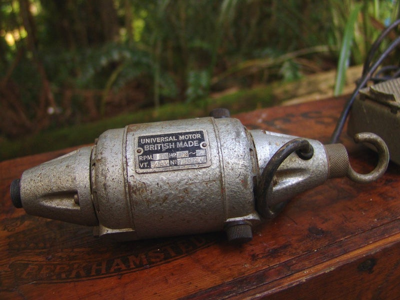 Vintage DIE GRINDER / DREMEL - With TREADLE - ENGLAND - $1R Carousel 2