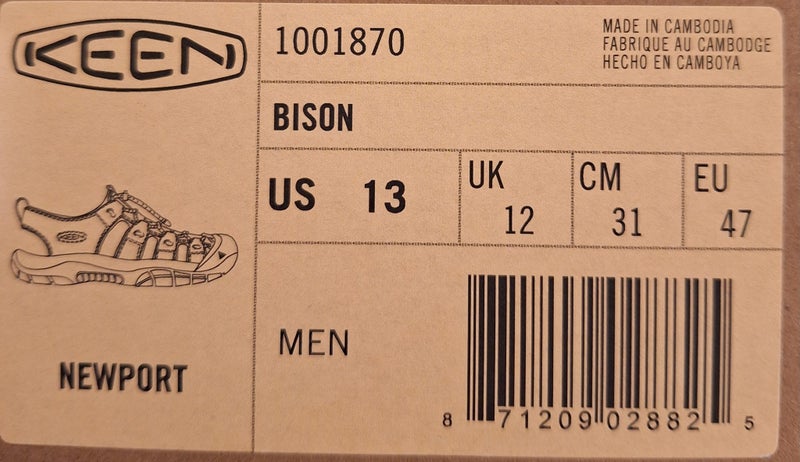 Brand New Mens KEEN sandals Size 1263617469773057114