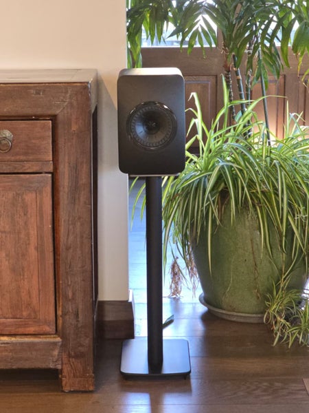 KEF LS50 All Black Edition Speakers + Matching Stands – As New63617470331395113