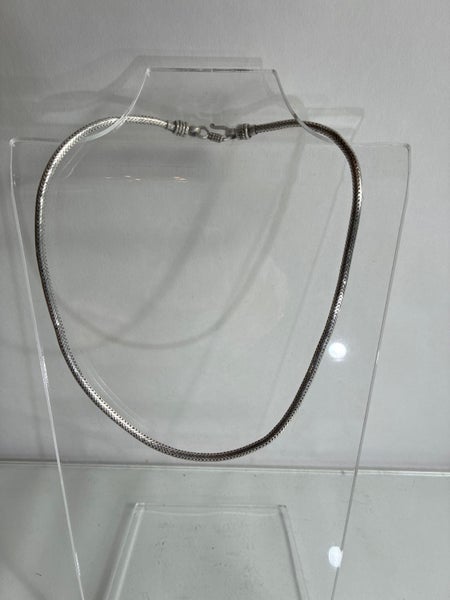 Artisan Foxtail Silver Torque Necklace – G.S Marked, 34g Carousel 1