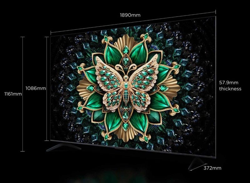 TCL 85 Inch Smart TV C6K Premium QD-Mini LED TV63617470554370113