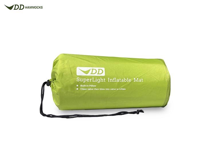 DD Hammocks Superlight Inflatable Mat - Green Carousel 1