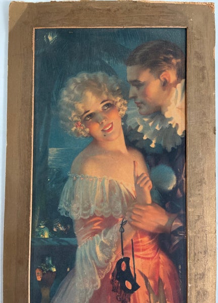 1926 Yard Long Pompeian Beauty Panel – Lovers at Masquerade by Gene Pressler Carousel 2