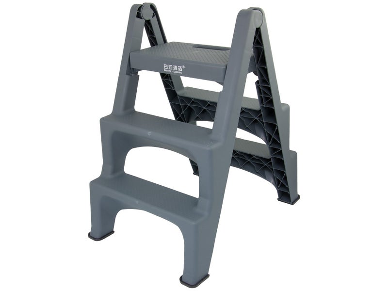 Folding Step Ladder - Double Sided 3 Step 'A' Frame - 150kg Carousel 1