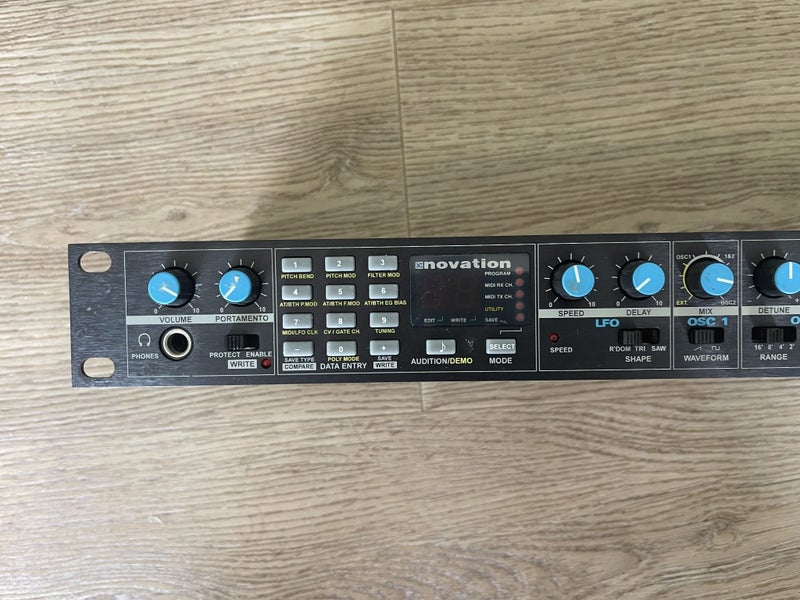 Novation Bass Station Rack – Analogue 1U Synth Module (used) Carousel 2