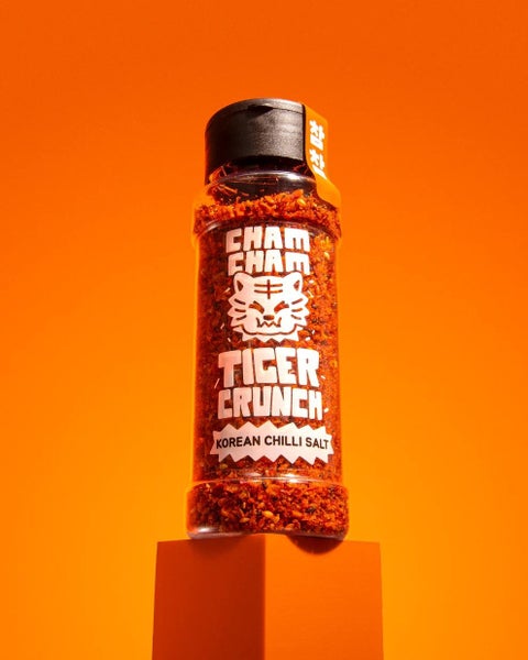 Cham Cham Tiger Crunch - Korean Chilli Salt. 120gm. Carousel 1