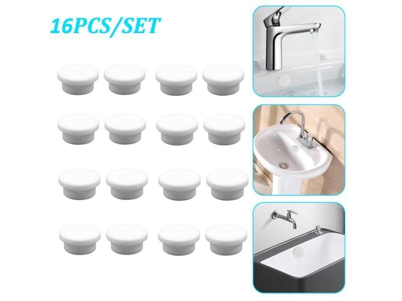 2/4/8/16PC Bathroom Rubber Wash Basin Overflow Ring Kitchen Sink Washbasin Carousel 1