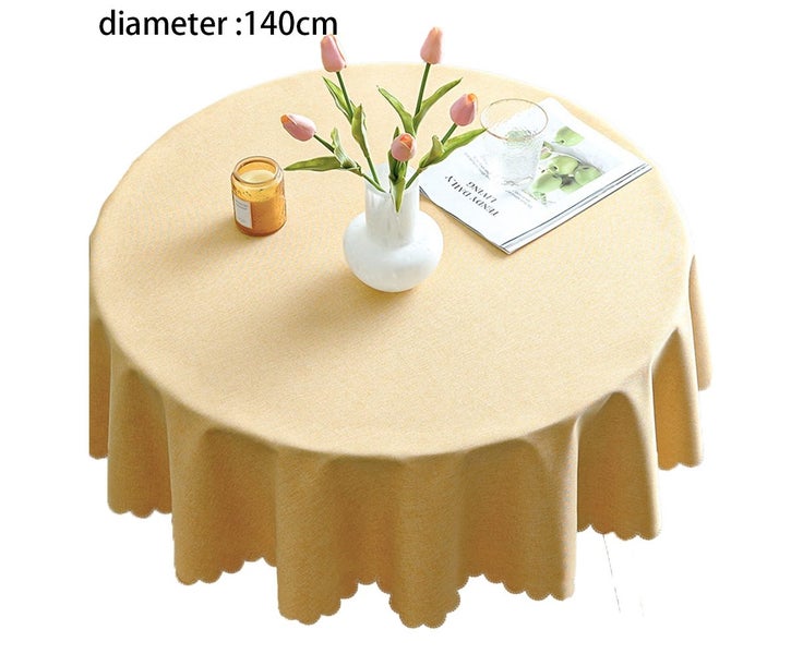 Waterproof microfiber tablecloths, round tablecloths for outdoor and interior Carousel 2