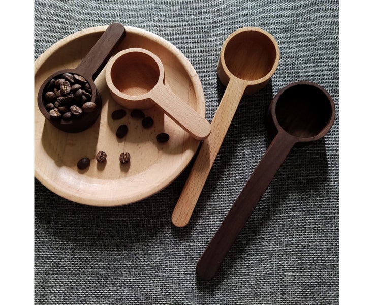 Wooden Coffee Measuring Spoon Kitchen Soup Measuring Tablespoon Tool for Coff Carousel 2