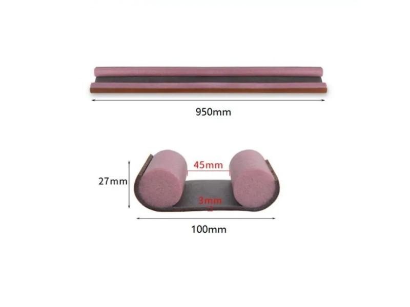 95*10cm Waterproof Door Bottom Seal Strip Silicone Draught Excluder Guard Carousel 1