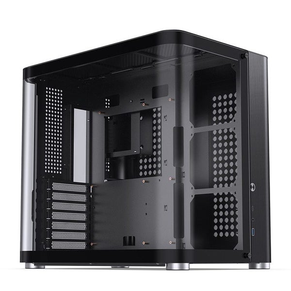 Jonsbo TK-2 Black ATX Hyperboloid Glass Mid-Tower Case Black Carousel 1