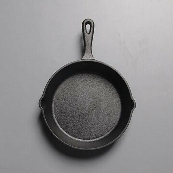 Cast Iron Frying Pan 26CM Wok Pan Heavy-Duty 2Kg *Local STOCK NOW* Carousel 1