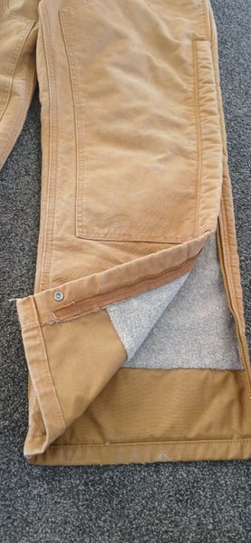 Vintage Carhartt fleece lined pants-double knee63617773285506114