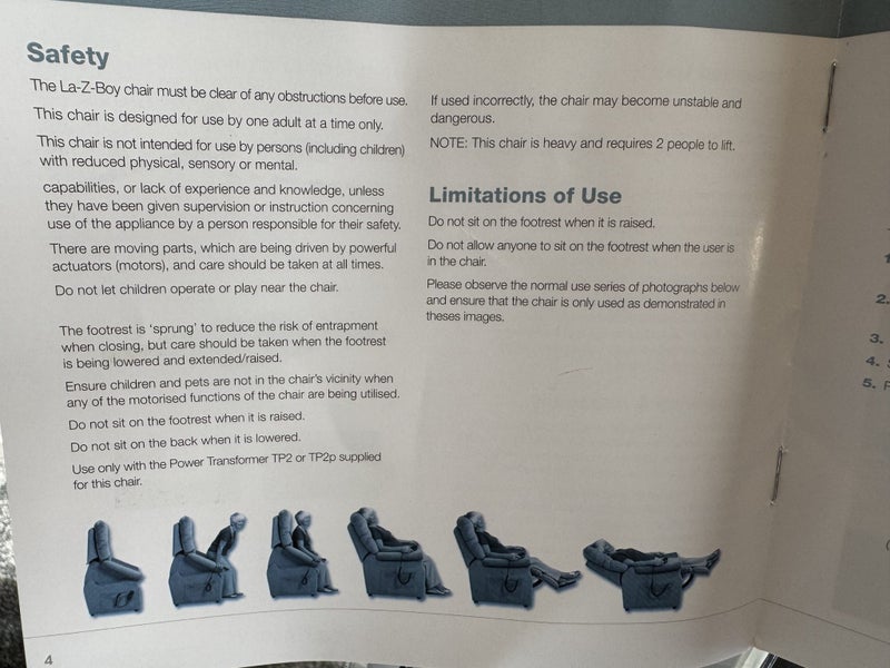 La-Z-Boy Power Lift Recliner Chair – Ready Before Christmas | Great Value Carousel 11