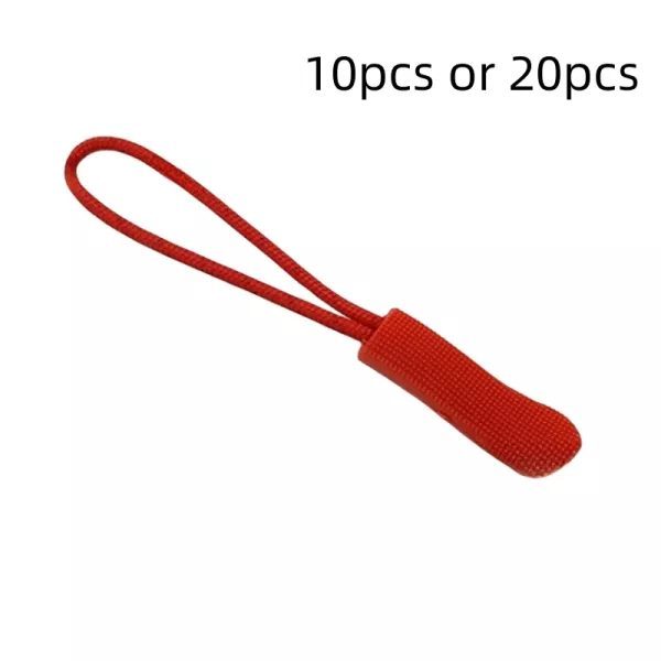 10/20pcs Zipper Pull Puller End Fit Rope Tag Replacement Clip Broken Buckle Carousel 1