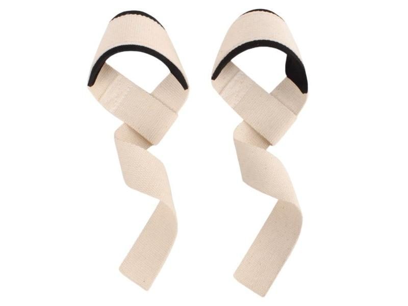 Weight Lifting Wrist Straps Bodybuilding Hand Grip Wrap Gym Workout Dumbbell Carousel 1