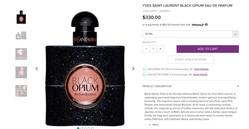 Special week——-LOT of 3 items YSL OPIUM BLACK—90 mL--New—— Carousel 5