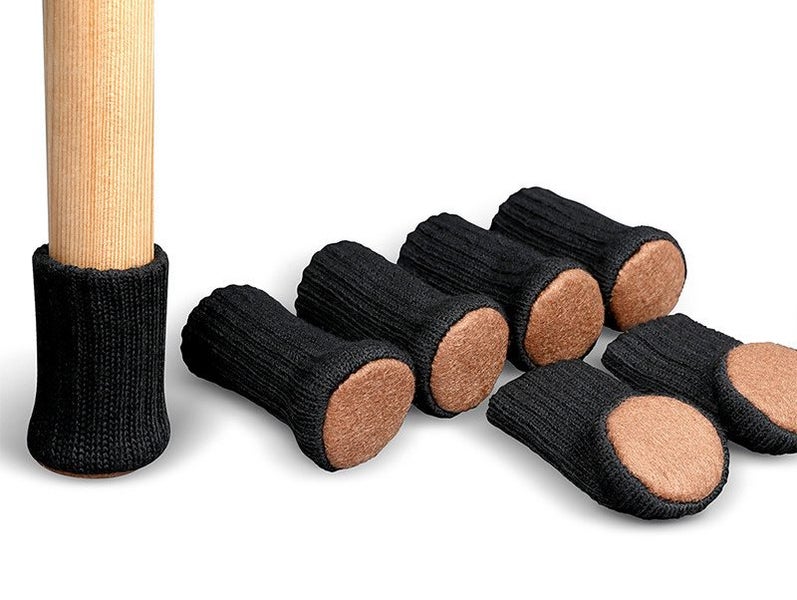 24PCS Table Chair Feet Protector, Knitted Chair Leg Socks Furniture Feet Protect Carousel 1