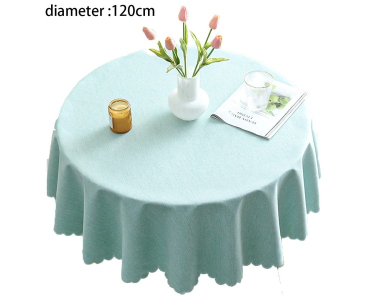 Waterproof microfiber tablecloths, round tablecloths for outdoor and interior Carousel 2