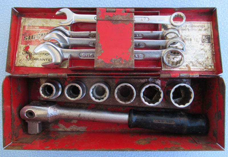 Sidchrome 11 piece AF Combination Socket Ring & Open End set Carousel 1