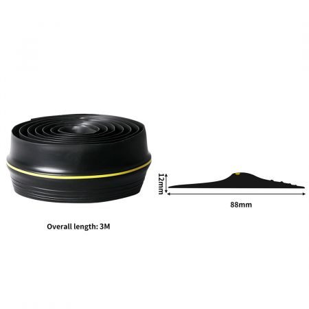 Garage Door Weather Strip Strap Seal Soild Rubber Floor Threshold Waterproof 3M Carousel 2