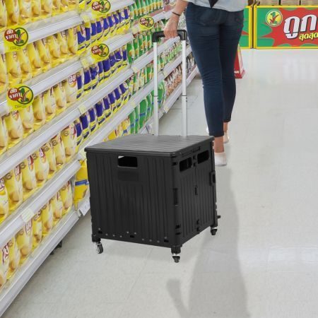 Folding Shopping Trolley Cart Carousel 1