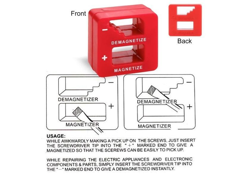 Screwdriver 2 In 1 Magnetizer Demagnetizer Professional Magnetizing Pickup Tool Carousel 1
