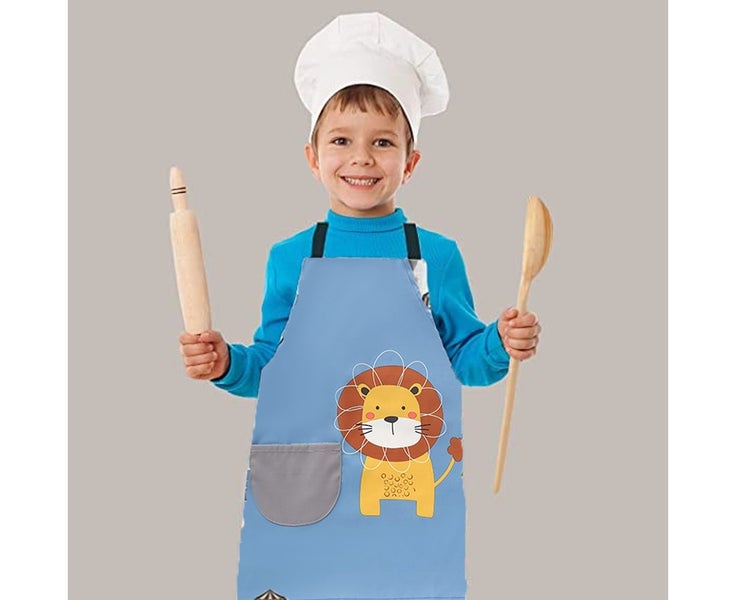 Kids Apron Â¨C Cooking Baking Crafts Art Gardening - Toddler Children Boys and Carousel 5