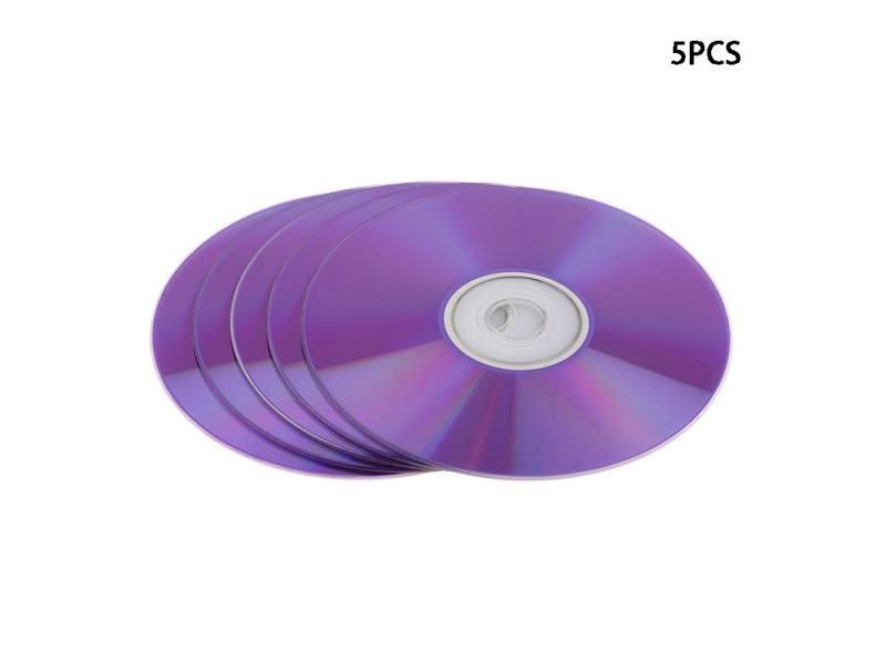 5PCS 5 Discs Grade A X8 8.5 GB Blank Fruit Printed DVD R DL Disc D9 Burning Carousel 1