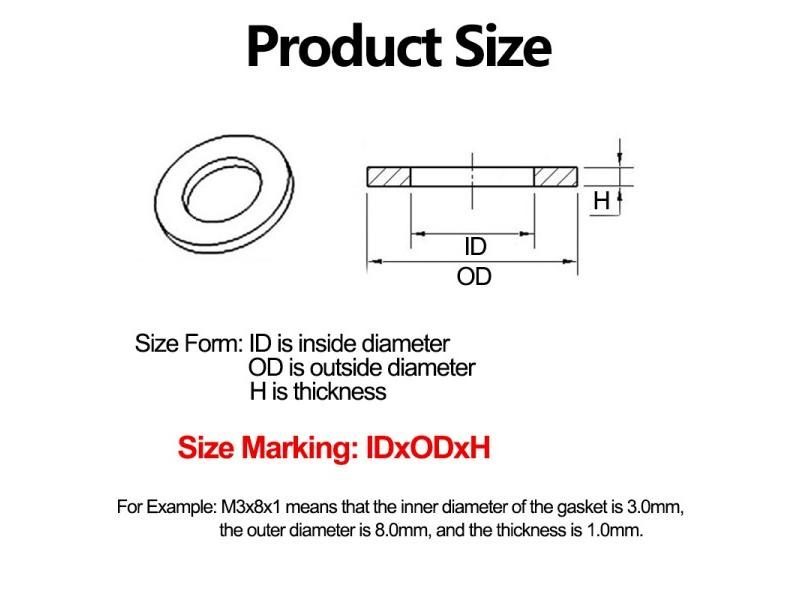 Rubber Plain Washers Nylon Gasket Thick Insulating Flat Gasket Soft Plastic Carousel 1