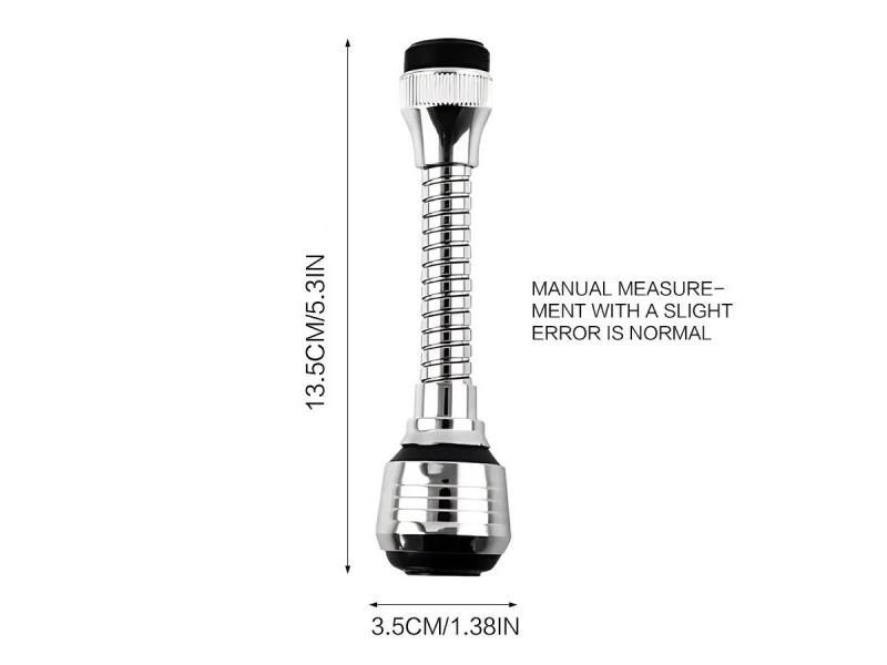 Kitchen Stainless Steel Faucet Sprinkler Water-saving Device Lengthening Carousel 1