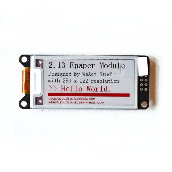 WeAct 2.9'' 2.13" 2.9 2.13 Inch Epaper Module E-paper E-Ink EInk Display Screen Carousel 1