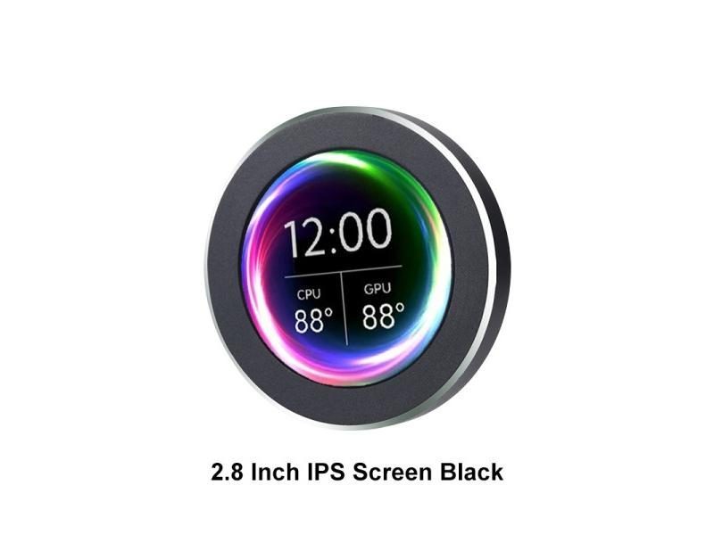 2.1 2.8 Inch IPS Secondary Screen 480x480 USB Water-Cooled Round LCD CPU GPU Carousel 1