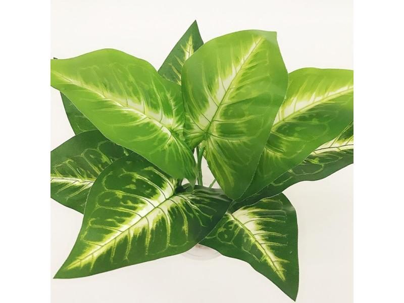 Artificial Turtle Back Leaf High Grade Simulation Of Fake Flowers 18 Fork Carousel 1