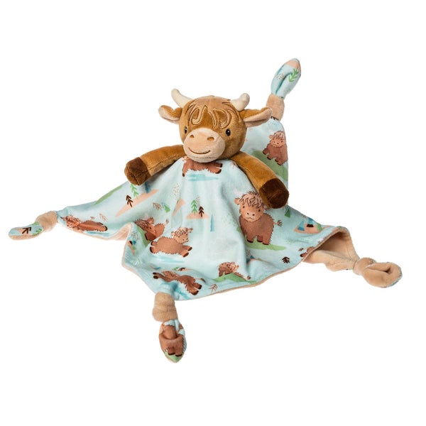 Mary Meyer Hetty Highland Cow Character Blanket Carousel 2