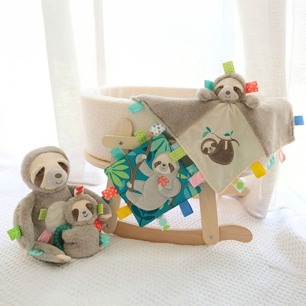 Mary Meyer Taggies Molasses Sloth Teether Rattle Carousel 7