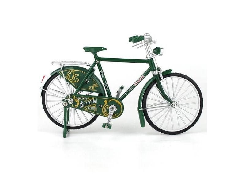 New 1:10 Mini Alloy Model Bicycle Diecast Metal Finger Mountain Racing Bike Carousel 1