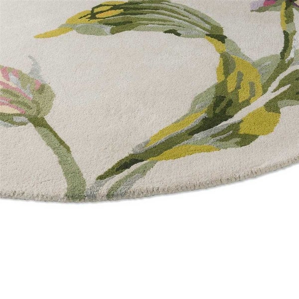 Laura Ashley La Gosford Cranberry Rug Round 200cm Carousel 2