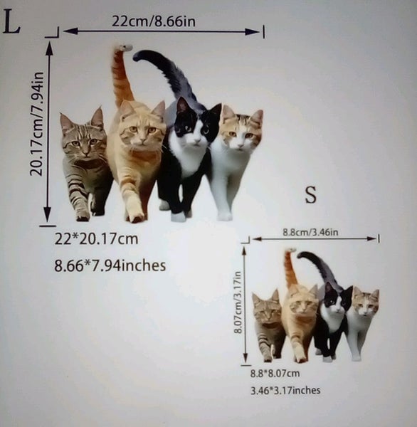 THE CATTAGE-Stunning Cat Heat Transfer For T Shirts, Bags Etc Bring Uniqueness Carousel 7