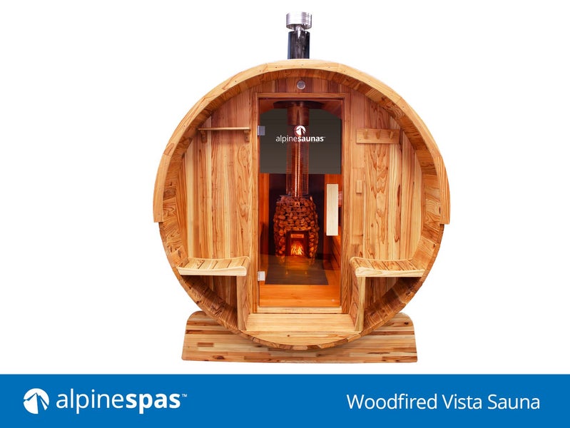 WOOD FIRED VISTA SAUNA - 4 PERSON OUTDOOR TRADITIONAL FINNISH SAUNA Carousel 2