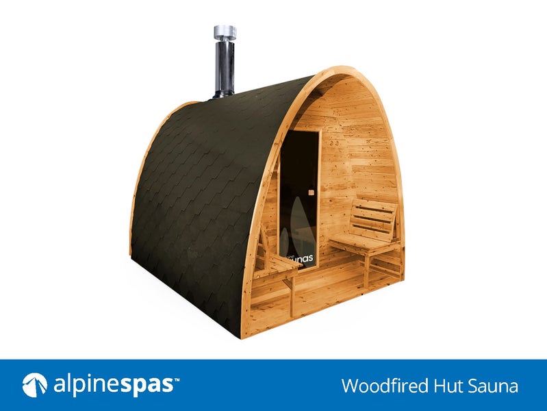 WOOD FIRED HUT SAUNA - 8 PERSON OUTDOOR TRADITIONAL FINNISH SAUNA Carousel 1