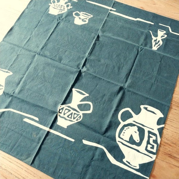 Vintage Kimono Cotton FUROSHIKI Wrapping Cloth Carousel 1