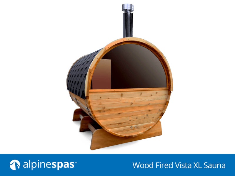 WOOD FIRED VISTA XL SAUNA - 6-8 PERSON OUTDOOR TRADITIONAL FINNISH SAUNA Carousel 1