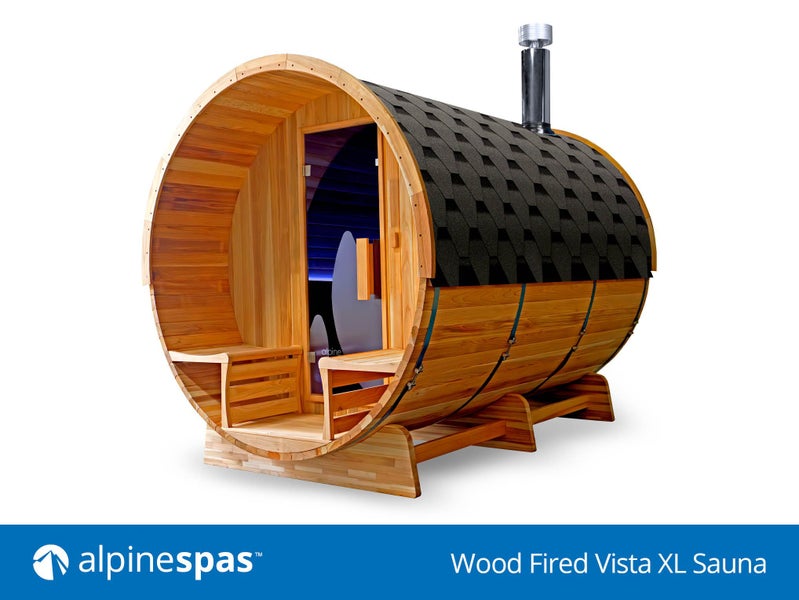 WOOD FIRED VISTA XL SAUNA - 6-8 PERSON OUTDOOR TRADITIONAL FINNISH SAUNA Carousel 2