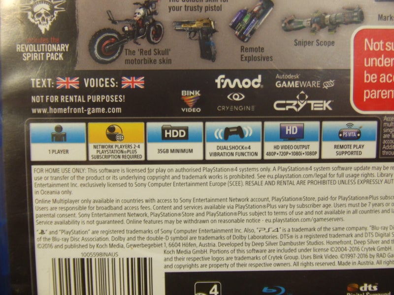 Homefront The Revolution - PS4 Game - LIKE NEW Carousel 4