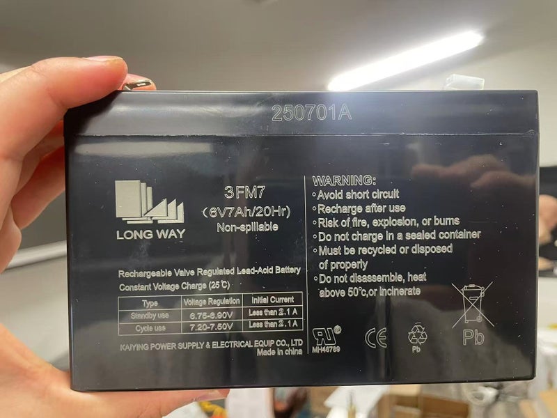 LongWay6V 7.0AH Rechargeable Battery Carousel 2